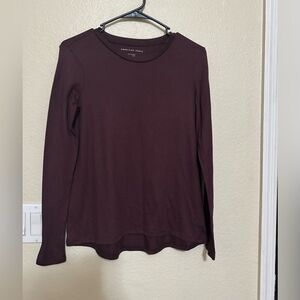 ❄️ AE SUPER SOFT OVERSIZED LONG SLEEVED COMFY TEE- SIZE XS- EXCELLENT CONDITION